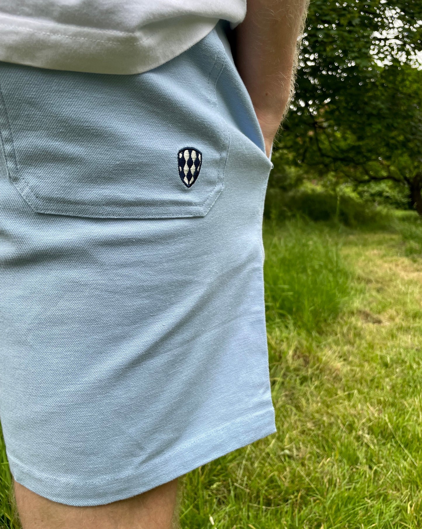 BAMBURGH SHORTS LIGHT BLUE